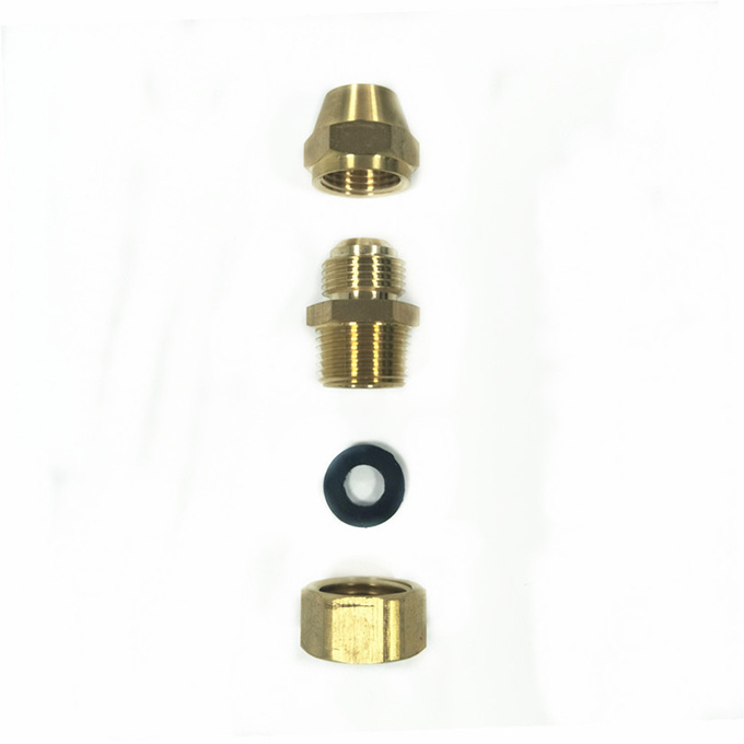 Connector Thread 1/2"-1'' Hardware Brass Fitting Plumbing, Fitting (DR7050)