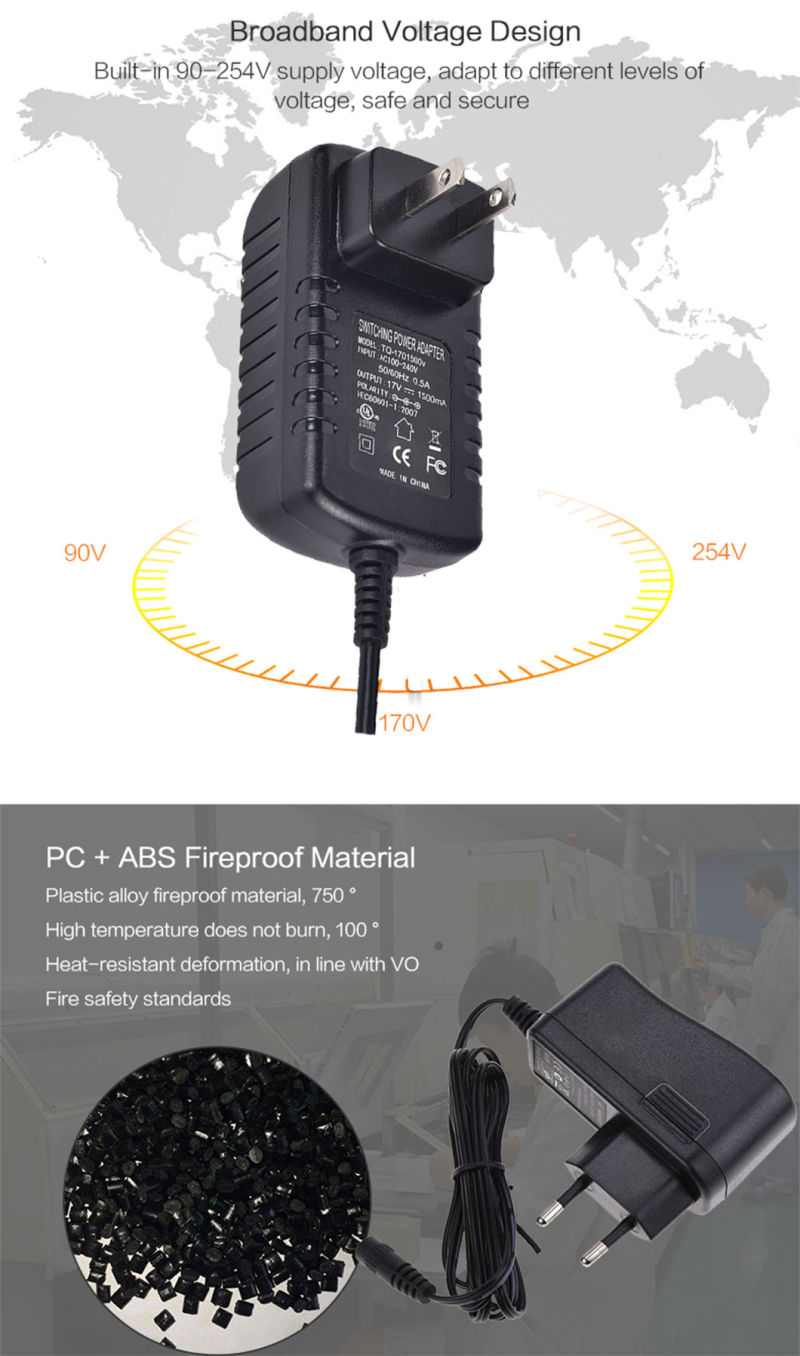 Manufacture UK Plug 36volt 1AMP CE Adaptor Power Supply