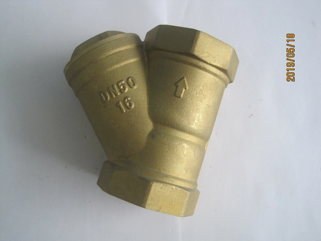 1 1/2 Inch Dn40 Brass Female Bsp Thread Y Type Strainer (