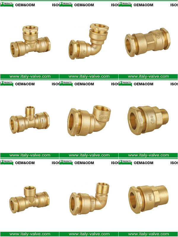 Good Quality Straight Tap Connector Brass Compression Fitting for PE Pipe