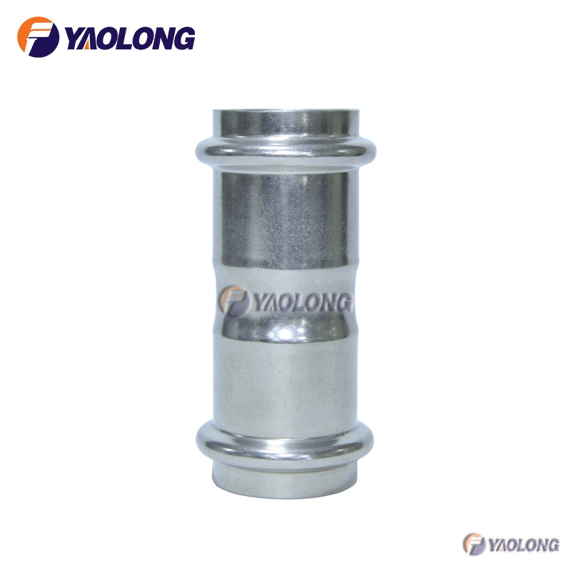 Durable Industrial Tube Connector Stainless Steel Equal Straight Coupling