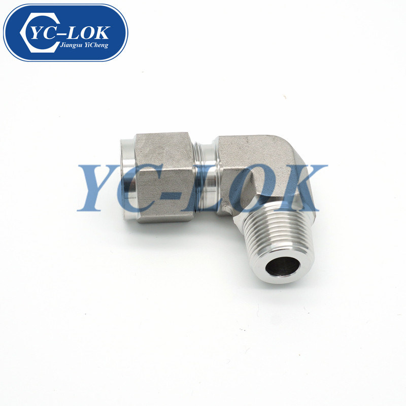 Forged Steel Elbow BSPT Male Tube Fittings Connectors