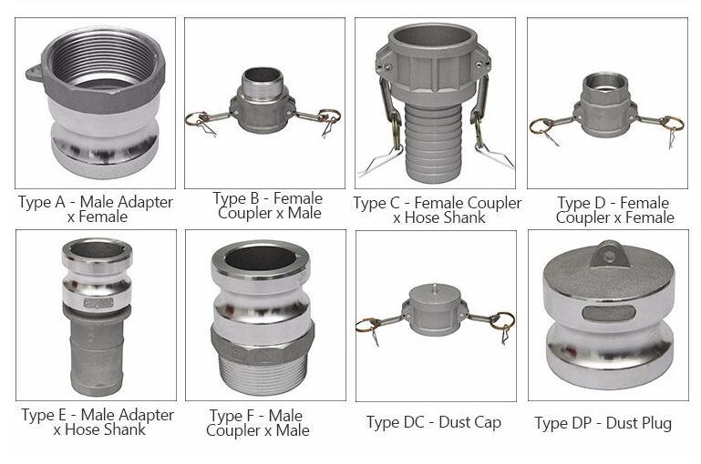 High Quality Aluminum Stainless Steel Quick Coupling for Water Hose