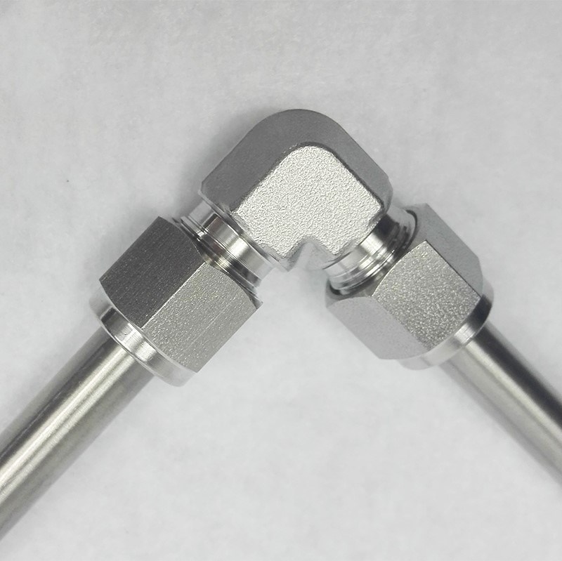 90 Degree Stainless Steel Tube Elbow Connector for Pipe Fttings