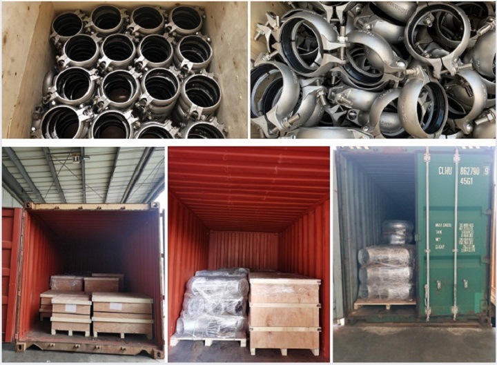 316 Stainless Steel Grooved Pipe Rigid Coupling for Pipe Joint