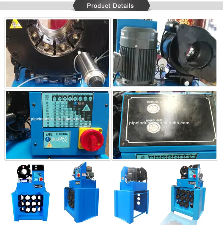High Precision and Good Flexibility Working with Stability Hydraulic Hose Crimping Machines Manufacturersair Hose Crimper Hydraulic Hose Crimpng Machine