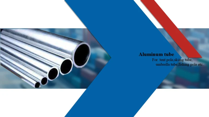 Al-6063 Extruded Aluminium Round Tube Aluminium Pipe for Tent
