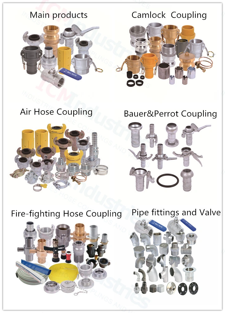 Aluminum Fire Hydrant Hose Fittings/British Type Fire Hose Coupling