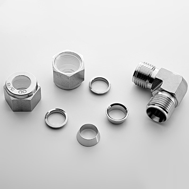 90 Degree Stainless Steel Tube Elbow Connector for Pipe Fttings