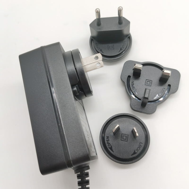Customizable Interchangeable Plug 5W 7.5W 10W 15W 25W AC Adapter DC Adapter Power Adapter