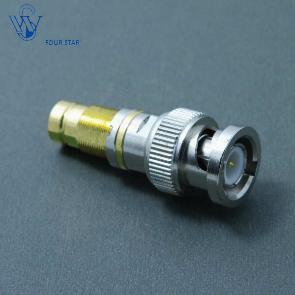 RF Coaxial BNC Male to 1.6/5.6 Female Bulkhead Connector Adapter