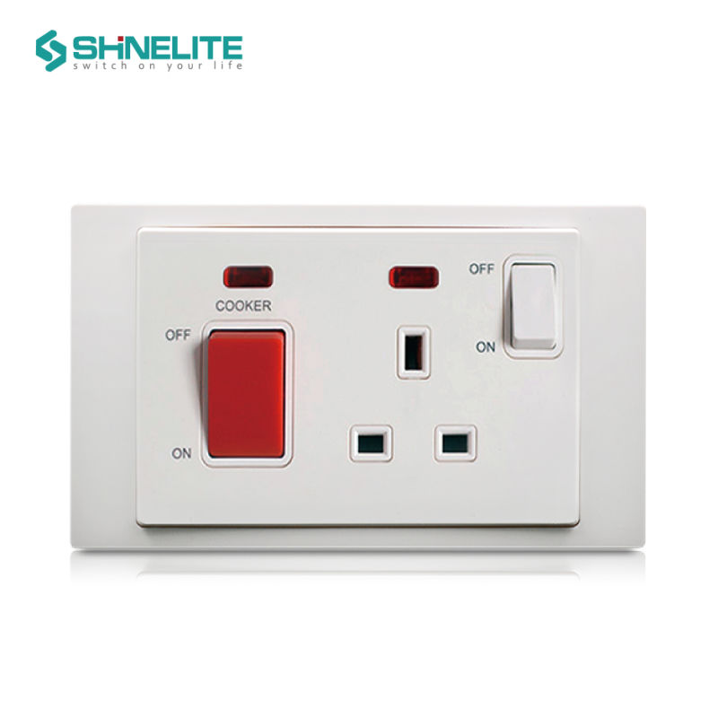 British Standard Plastic Wall Switch with Ce