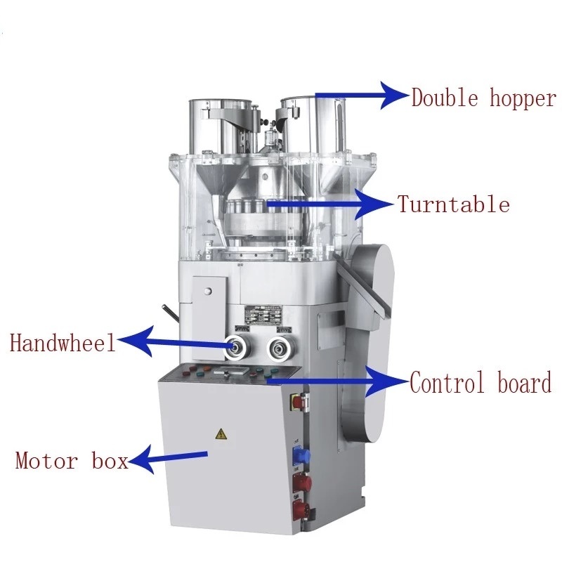 3 Layers Rotary Tablet Press Machine Pharmaceutical Pill Press Making Machine with Factory Price