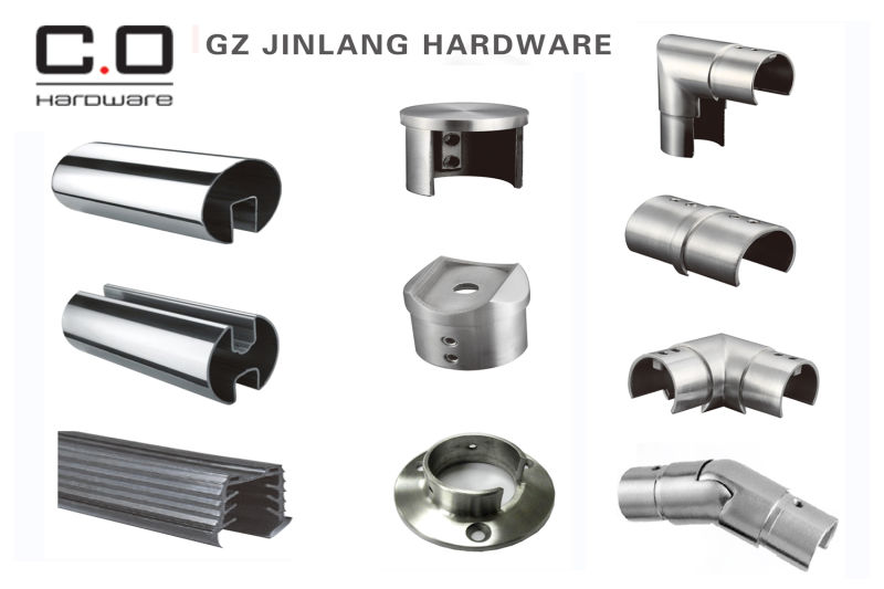 Stainless Steel 90 Degree Round Slotted Tube 90 Degree Vertical Elbow