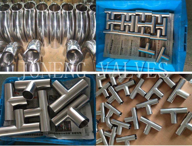 Stainless Steel Food Grade Double Swept Tee Pipe Fitting
