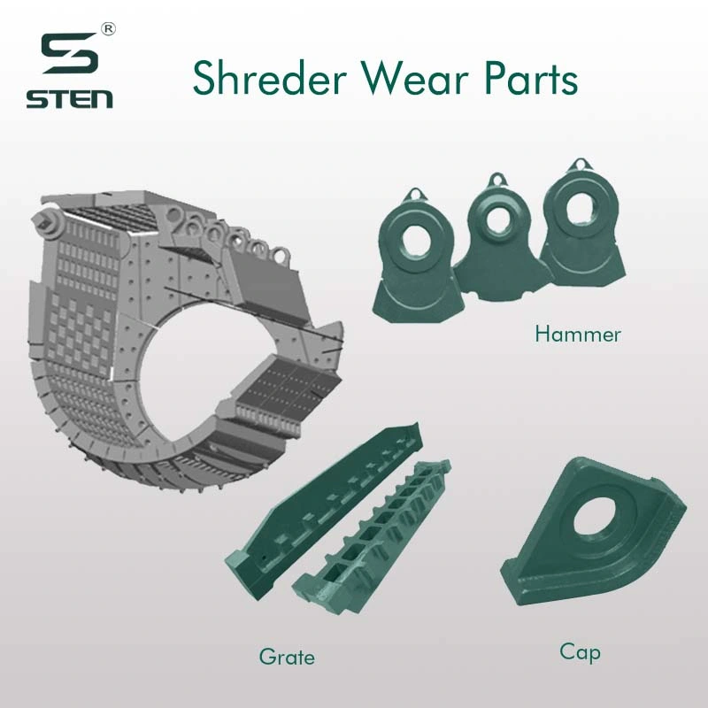 High Quality Vertical Impact Crusher Parts Wearing Tip Set
