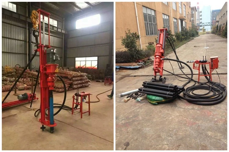 30m Depth Rock Drilling Machine / Air DTH Water Well Bore Hole Drilling Rig