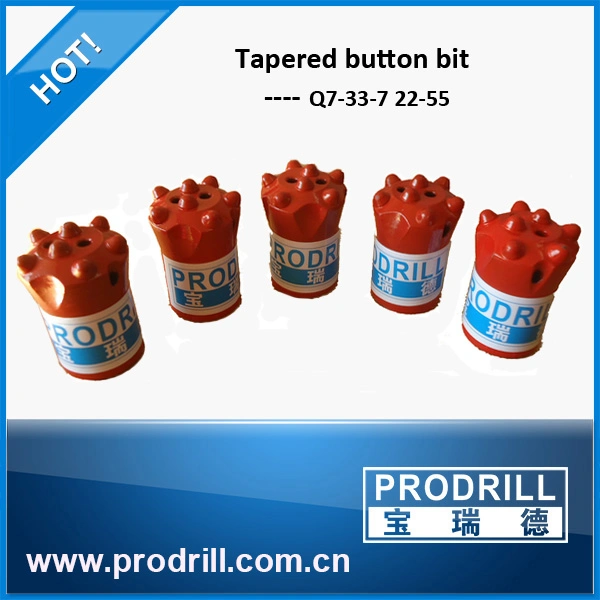 Prodrill 32-40mm Tungsten Carbide Tapered Button Bit