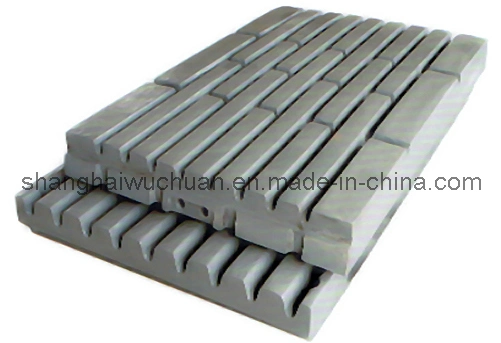 Crusher Wear Parts Jaw Plates High Mananese Steel Castings
