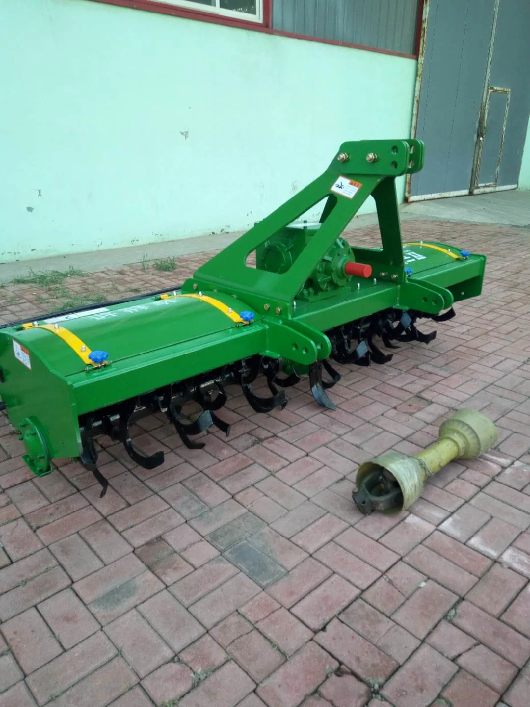 Rotary Tiller with Thickened Cutter Shaft and Long Cutter Seat and Soil Crushing Roller