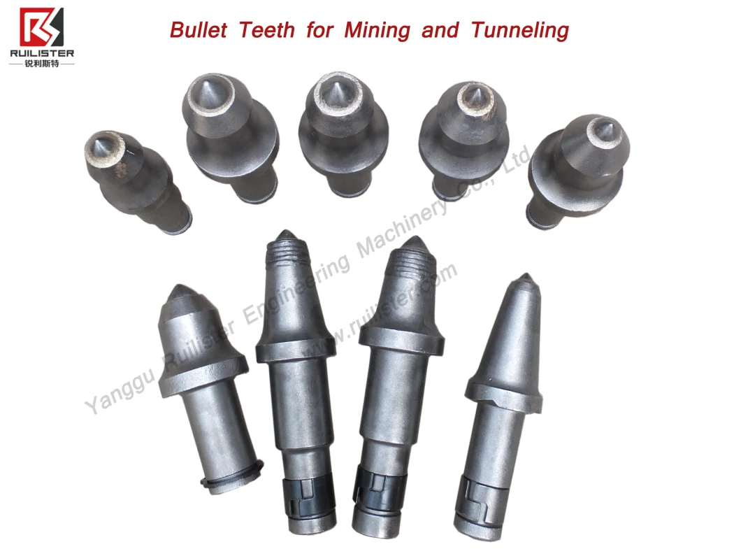 25mm Round Shank Bullet Teeth C34fsr Rock Drill Bits Rock Auger Bullet Teeth