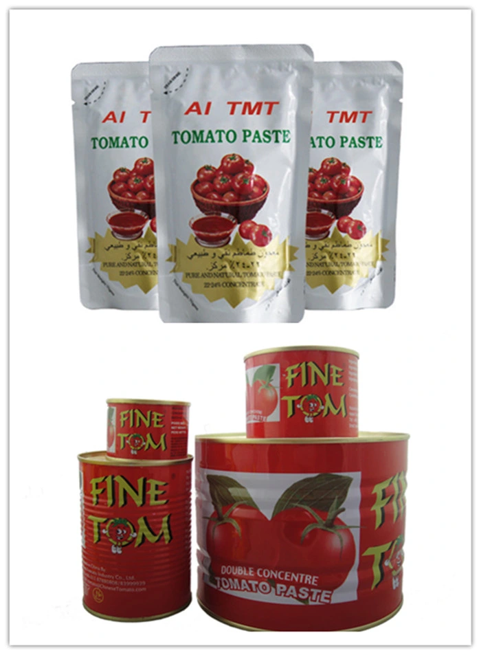 Tmt Brand Canned Tomato Paste and Sachet Tomato Paste
