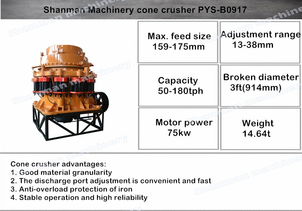 Large Capacity Spring Cone Crusher/ Spring Cone Crusher Machine