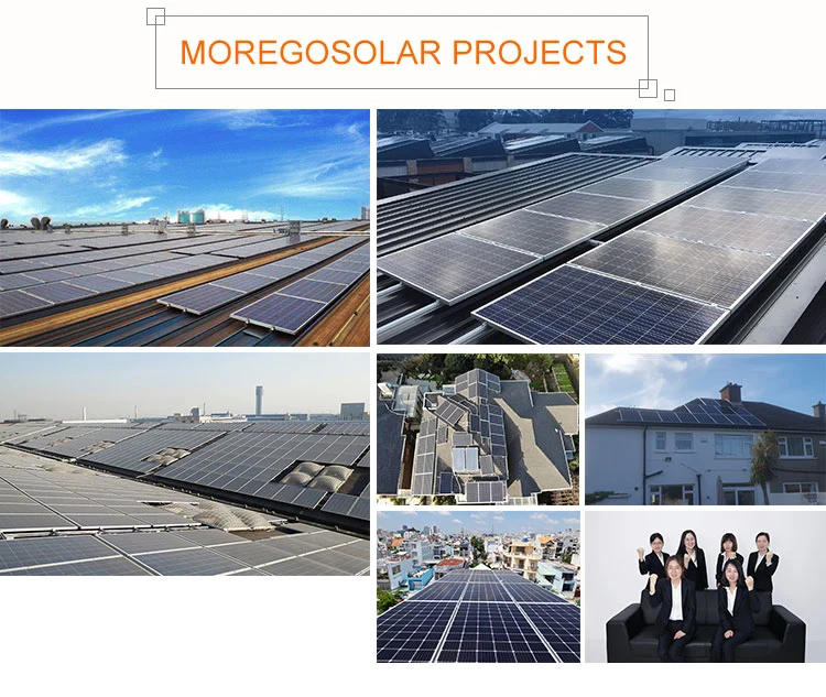 Solution Provider Moregosolar PV Monocrystalline Solar Panel 380W 385W 370W 365W 360W
