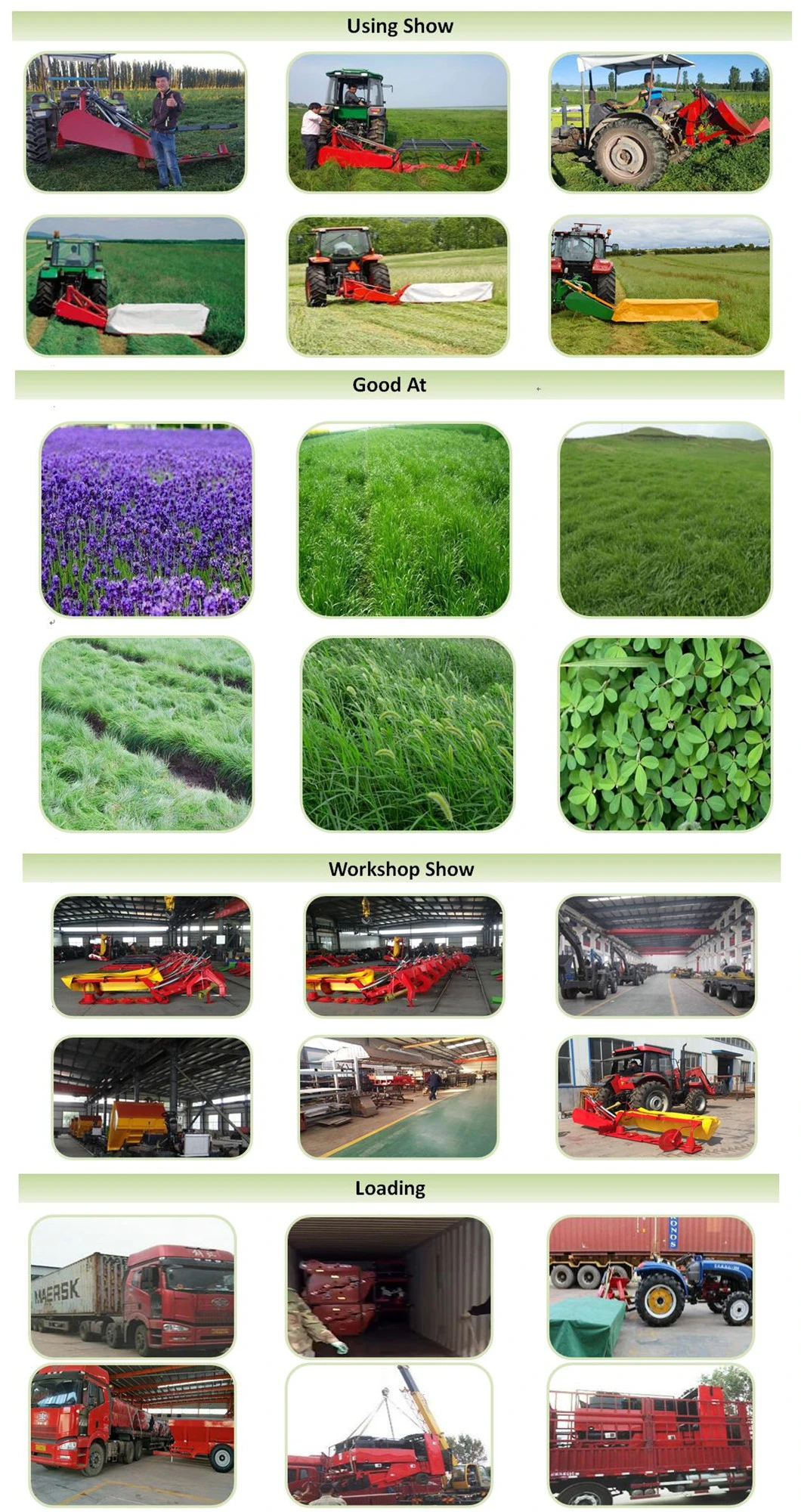 2-8 Disc Grass Mower for Pasture Cutter/Grass Cutting Machine/Alfalfa/ Lucerne /Bur Clover Mowing