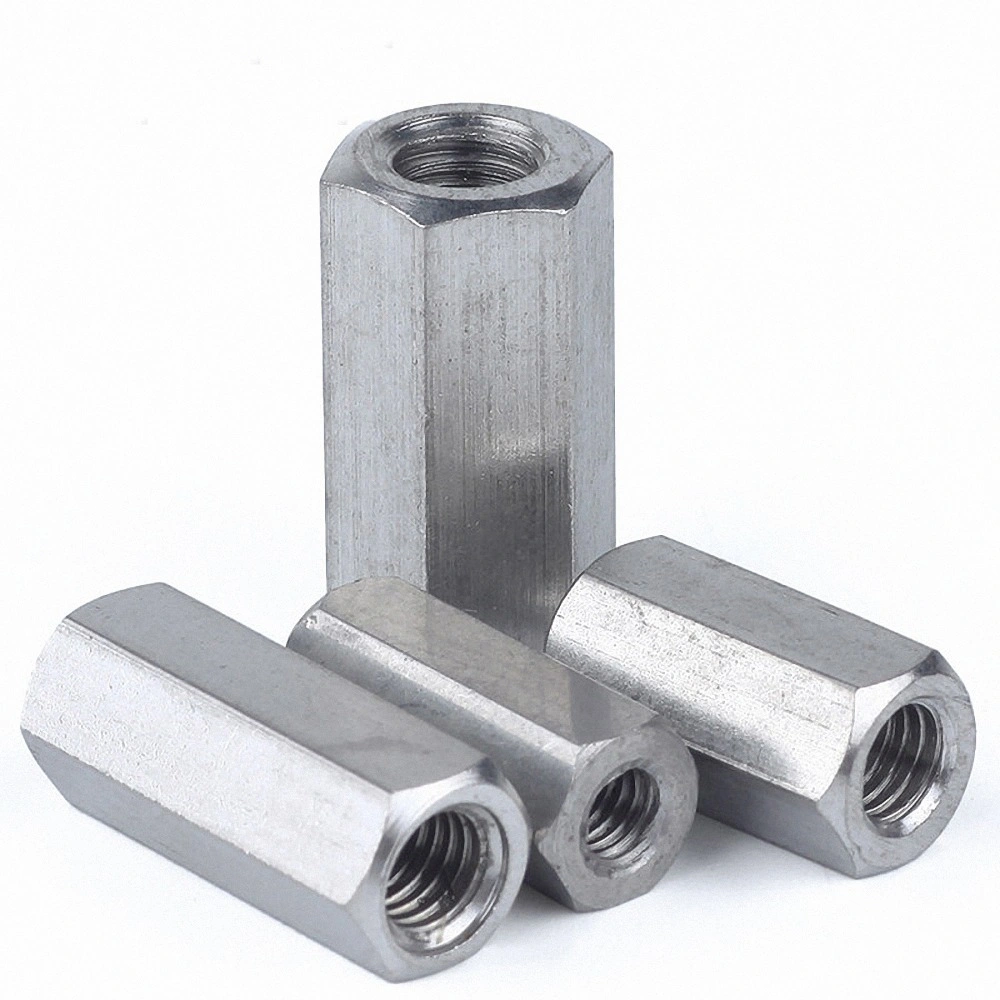 DIN6334 Stainless Steel Long Hex Coupling Nut Sleeve Nut M8