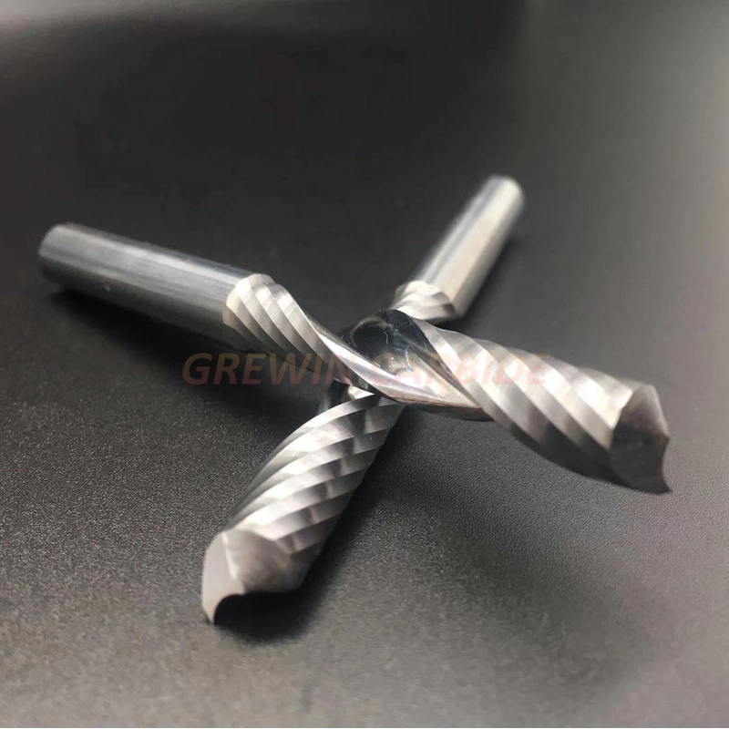 Gw Carbide-CNC Machine Tungsten Carbide Single Flute Spiral Milling Cutter End Mill