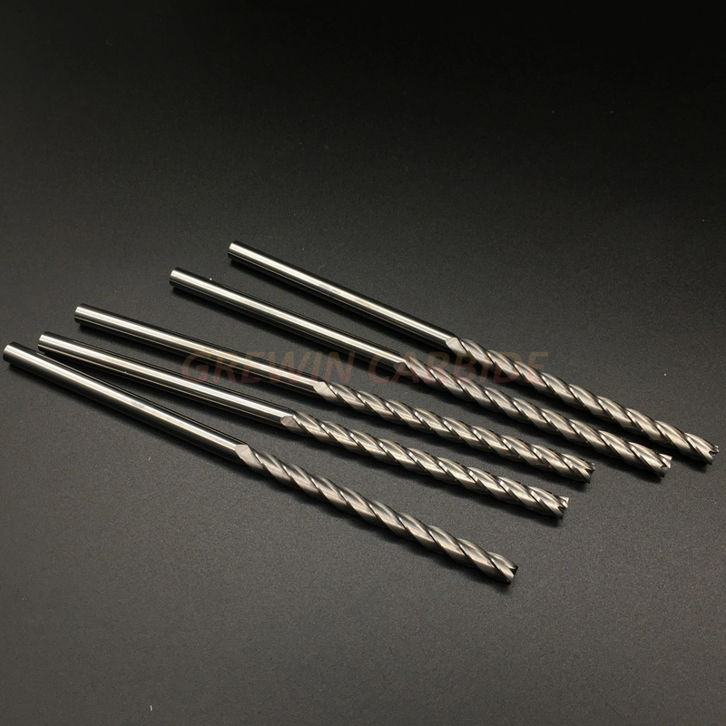 Gw Carbide - Tungsten Carbide Flat Bottom Engraving End Milling Cutter CNC Metal Engraving Bits Cutting Tools