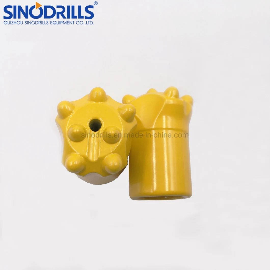 Sinodrills 11 Degree Ballistic Tapered Button Drill Bit Mining
