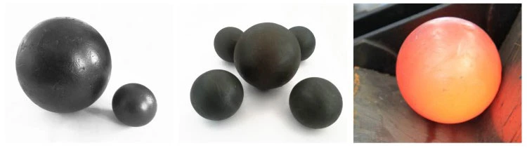 80mm Good Wear Rate B2 Material Forged Steel Ball for Gold Mines