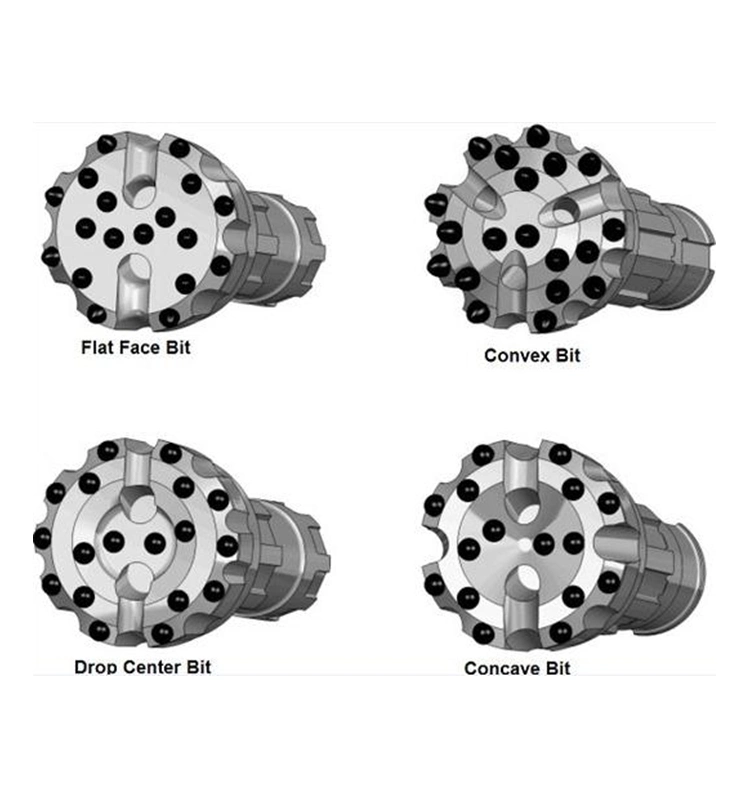 Tungsten Carbide Button Rock Drill Bits Down The Hole Bits for Rock Drilling