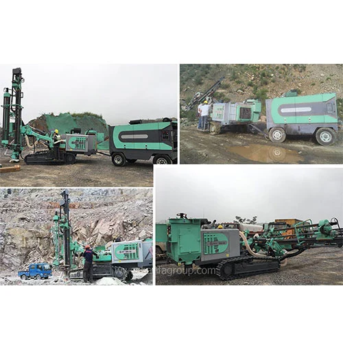 Hfg-35 Separated DTH Drilling Machine Hydraulic Rock Drilling Rig