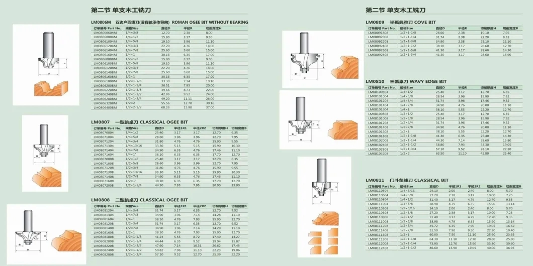 Customized Tools Woodworking Plane Tenon Drill Carving Turning Milling Saws Cutter Cutting Tools