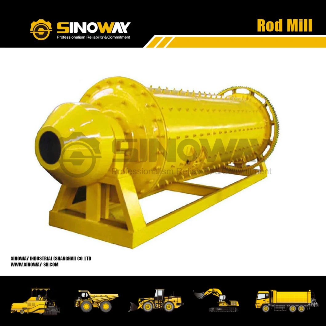 Ball Mill for Grinding, Rod Mill for Beneficiation Plant