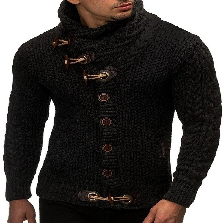 Mens Clothing Fashion Knitted Wear Button Cardigan