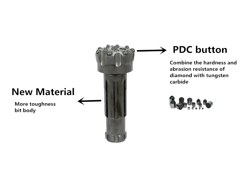 DTH Drilling Rig Tools for DHD360 High Air Pressure Rock Button Bits DTH Hammer Bit