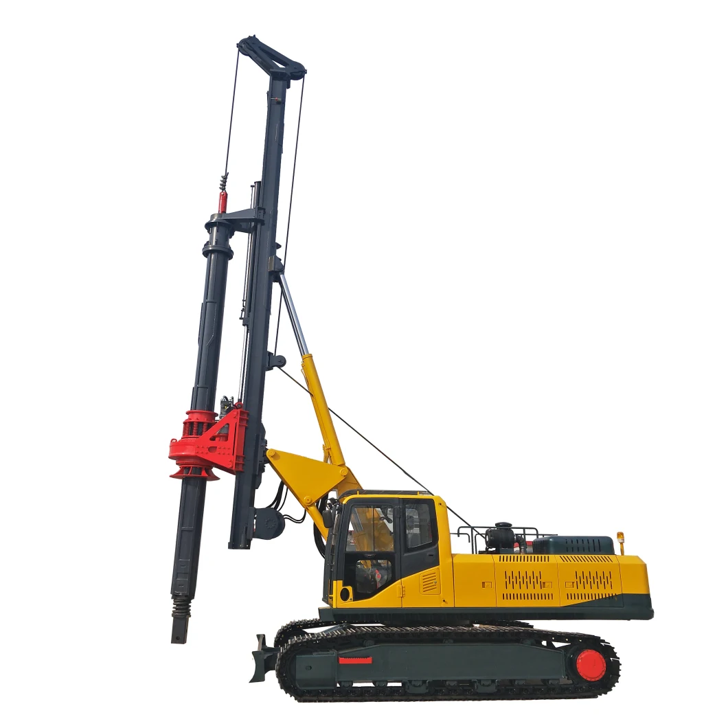 30m/40m/50m/60m Foundation Construction Machinery Crawler Lock Rod Rotary Drilling Rig Hole Drill Machine
