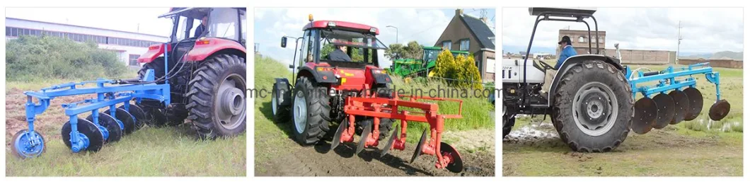 Farm Tractor 3 Point Linkage Disc Plough Latest Double-Way Disc Plow