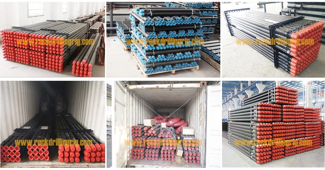 Steel DTH Drill Pipes Rods for Rock Drilling Tools