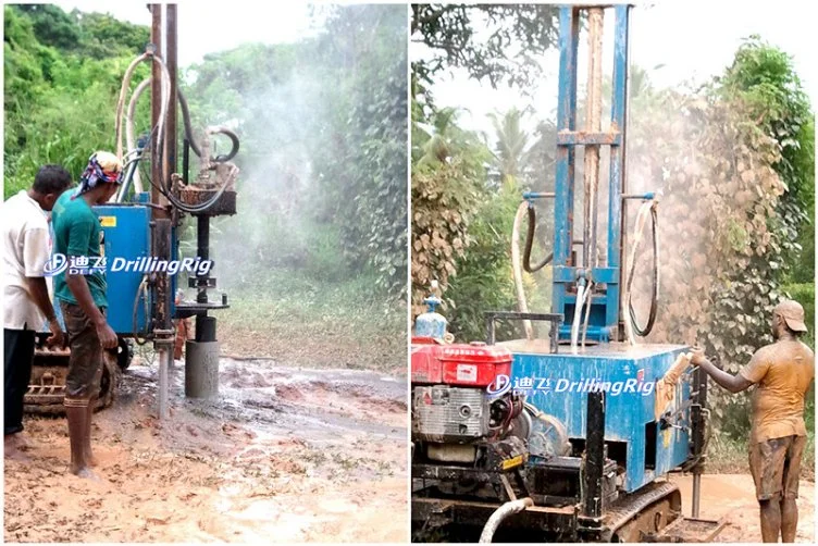 Small Cheap Mobile Wells Drill Equipment for Hard Rock