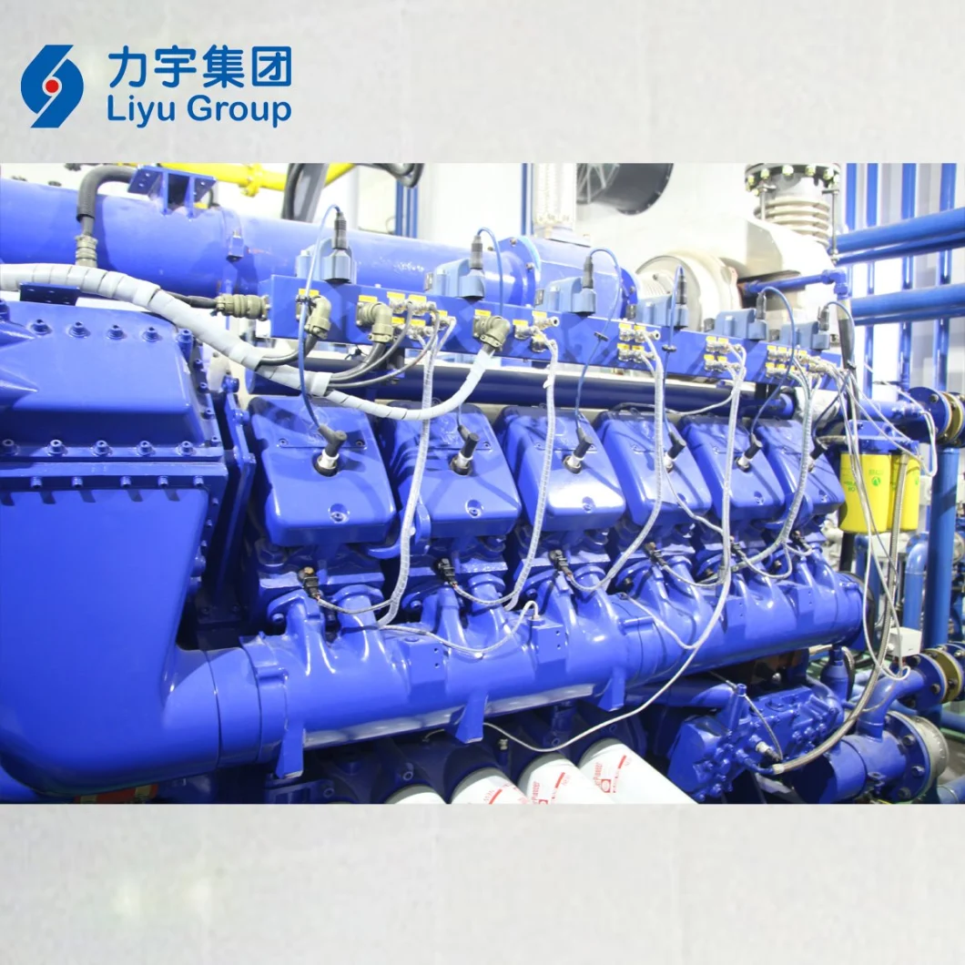 Liyu Generating Solution Provider 1500kw Low Voltage Low Concentration Methane Gas Power Generator Set