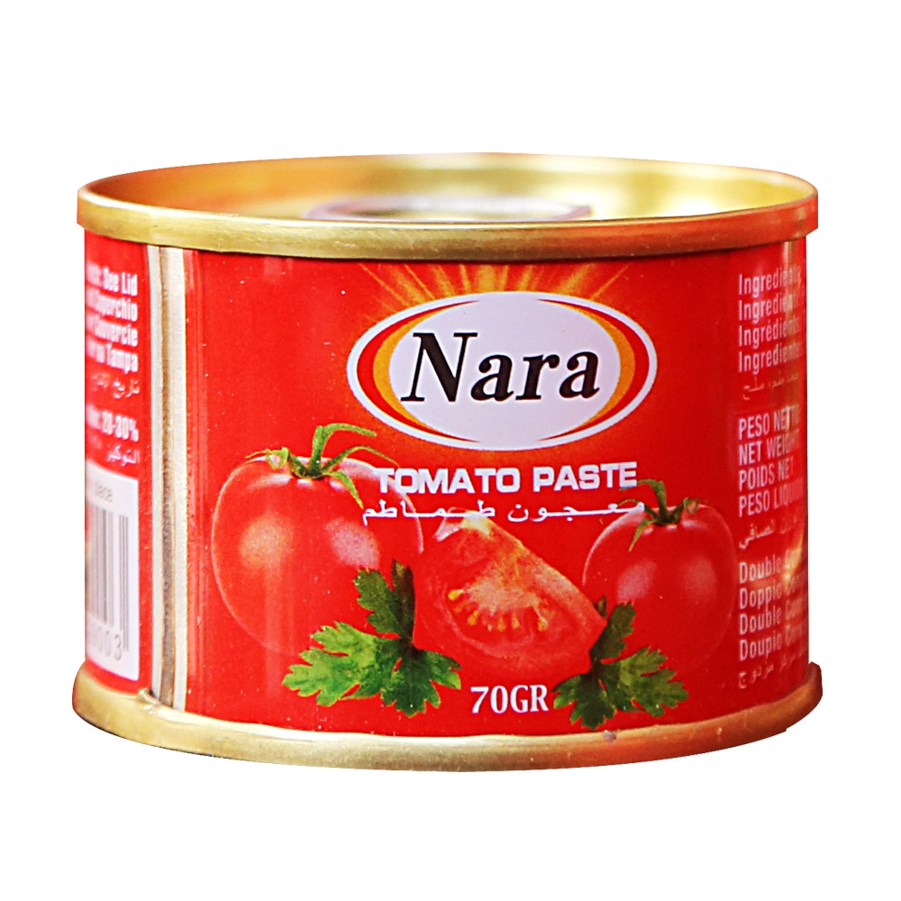 Tmt Brand Canned Tomato Paste 70g in Tins