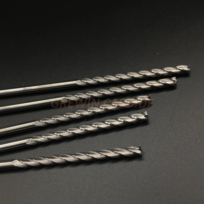 Gw Carbide - Tungsten Carbide Flat Bottom Engraving End Milling Cutter CNC Metal Engraving Bits Cutting Tools