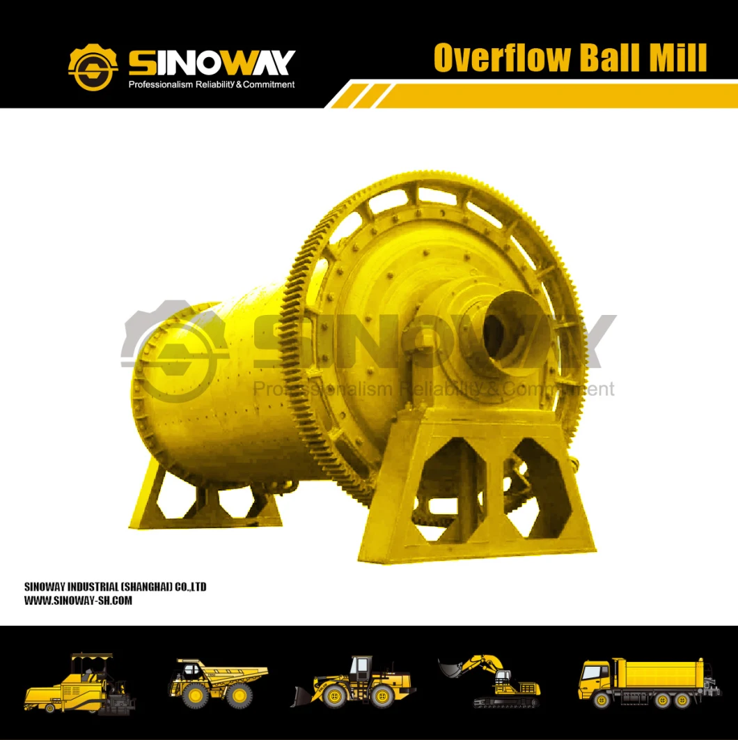 Overflow Ball Mill for Beneficiation Plant, Grid Ball Mill