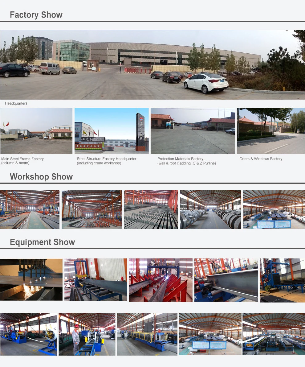 Tapered H Section Steel Structure Low Cost Warehouse Steel Building Material (Q345B/Q235B)