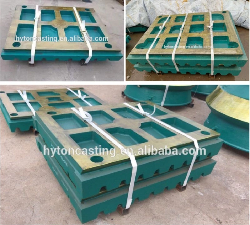 C125 C110 C120 Jaw Crusher Spares Manganese Steel Castings Jaw Plate Liner Teeth Plate in Stock